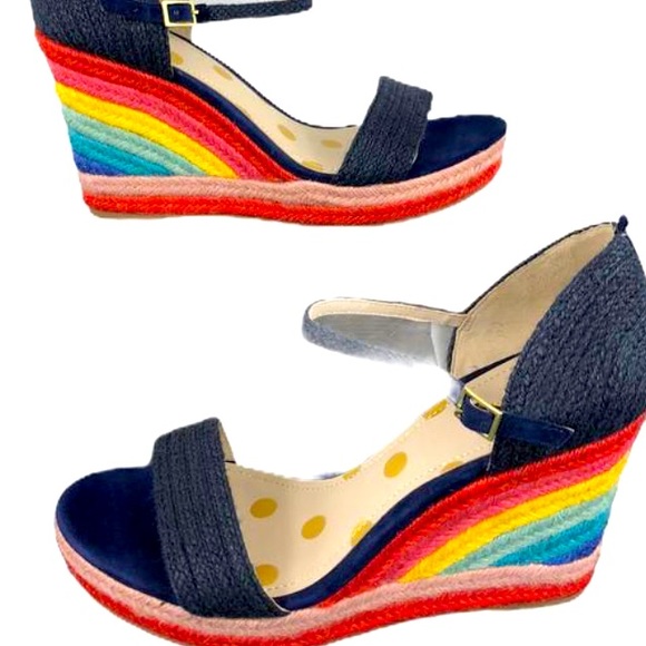 NWT Boden Rainbow Espadrilles size 38 - sold out everywhere - Picture 1 of 4